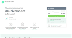 Desktop Screenshot of dcuniverse.net